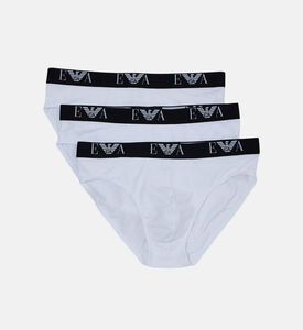 Logo-waistband 3-pack Low-rise Briefs Logo-waistband 3-pack Low-rise Briefs