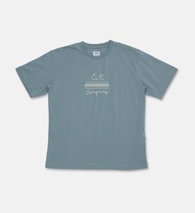 CP company Logo Embroidered T-shirt, Packshot View