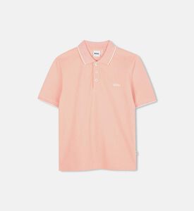 Cotton Stripe-pattern Polo Shirt