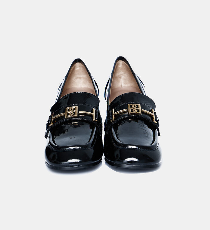 Wrinkled Patent Leather Loafer