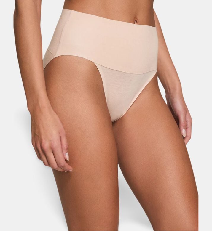 Spanx Brief, Nude, M, Model View