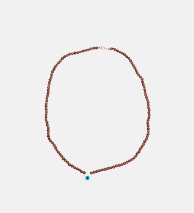 Golden Stone Evil Eye Pendant