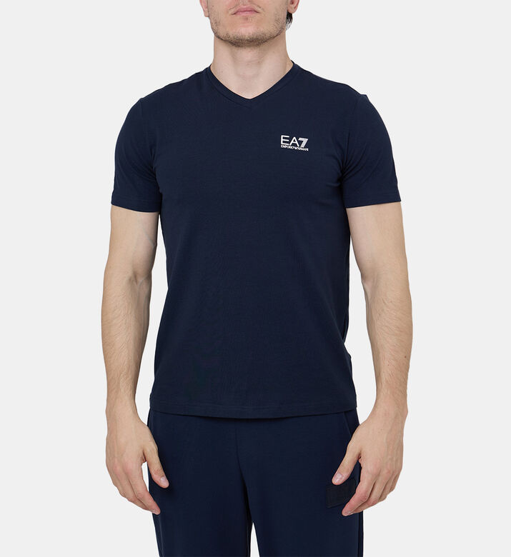 V-neck Cotton T-shirt