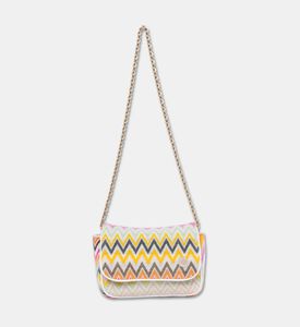 Missoni Zig-zag Patterned Wool Shoulder Bag, Packshot View