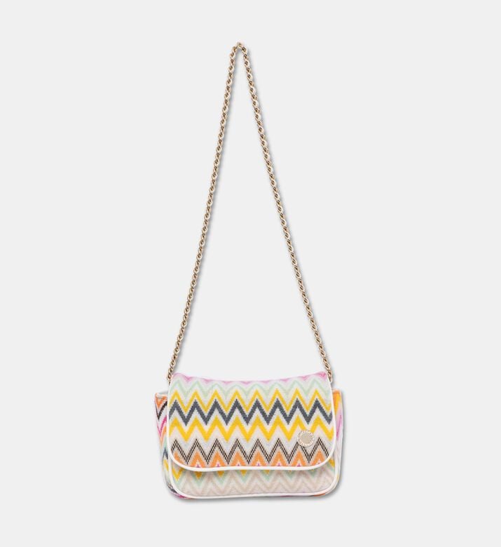 Missoni Zig-zag Patterned Wool Shoulder Bag, Packshot View
