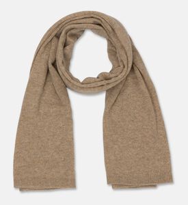 Galeries Lafayette Knit Regular-fit Scarf, Dark-beige, Packshot View