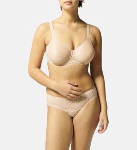 Simone Perele Caresse Rigid Moulded Bra, Nude, 105, E, Model View