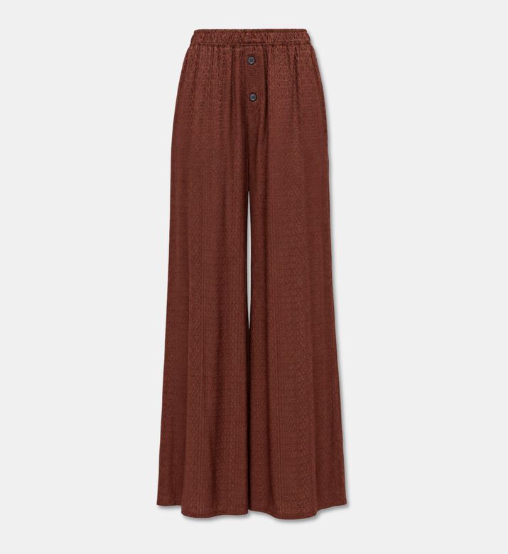MM6 Textured Wide-leg Trousers, Packshot View