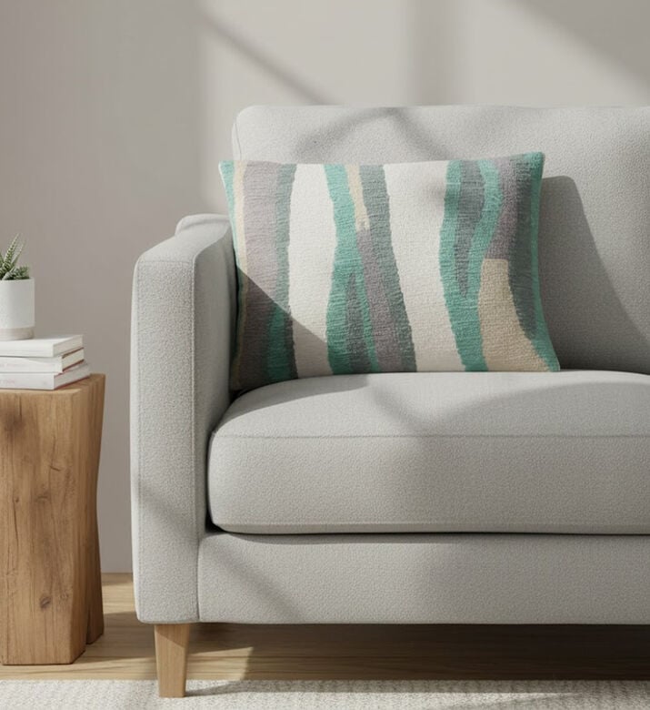 Home Deco and More Shore Chenille Throw Pillow 45x60 Cm, Packshot View