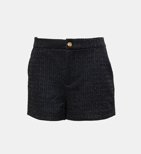 شورت بدلة كين بخصر عالي