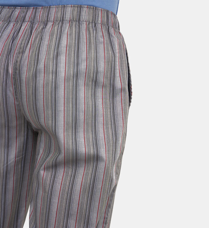 Stripped Elasticated Waist Pants