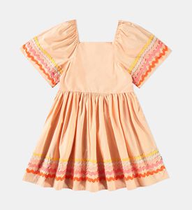 فستان كلوتيلد بلون بطيخ باهت