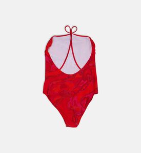 All-over Print Sleeveless Swimsuit