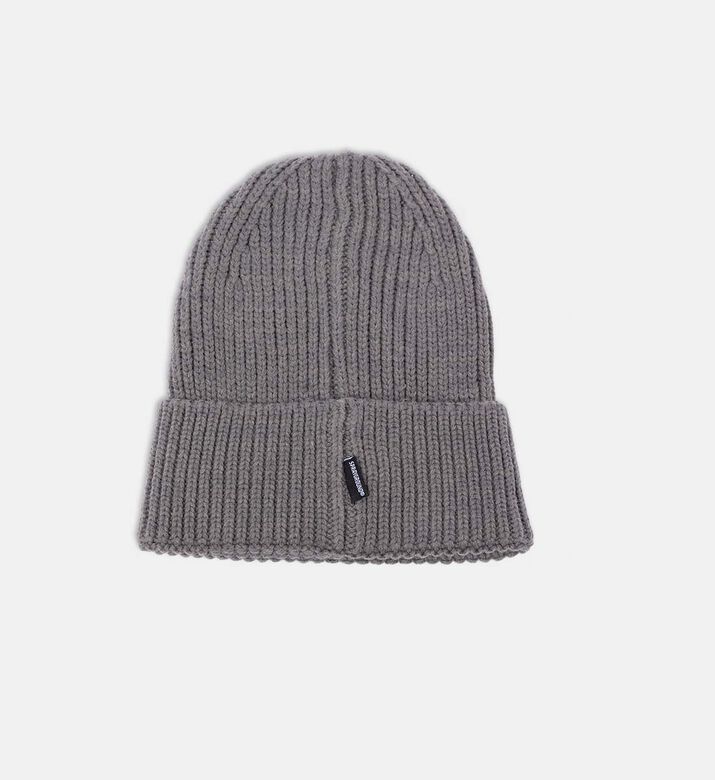 Sharkmouth-embroidery Ribbed Beanie