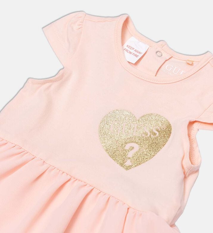 Layered Design Short-sleeve Bodysuit