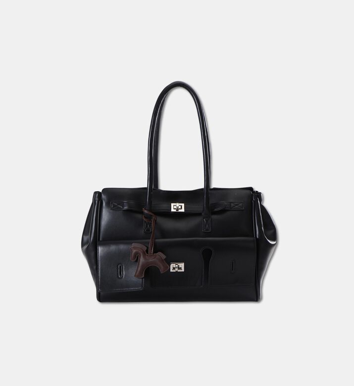 StickyBestie Bag Charm Horse, Brown, Packshot View