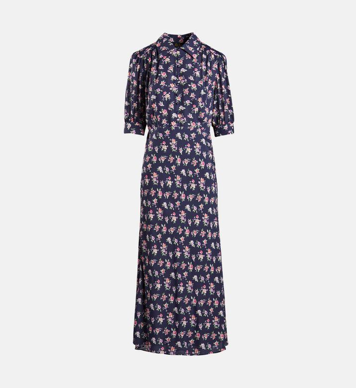 Palto Floral Jacquard Coat