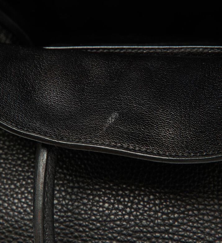 Hermes Preowned Hermes Noir Togo Leather Palladium Finish Birkin 30 Bag, Packshot View