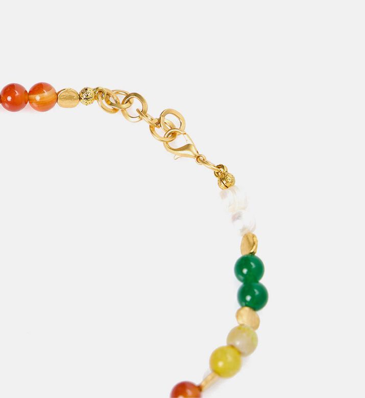 Rainbow Precious Stones Necklace