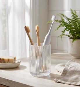 Andrea House Glass Toothbrush Holder, Model View