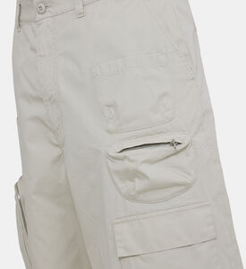 Knee-length Shorts With Multiple Pockets
