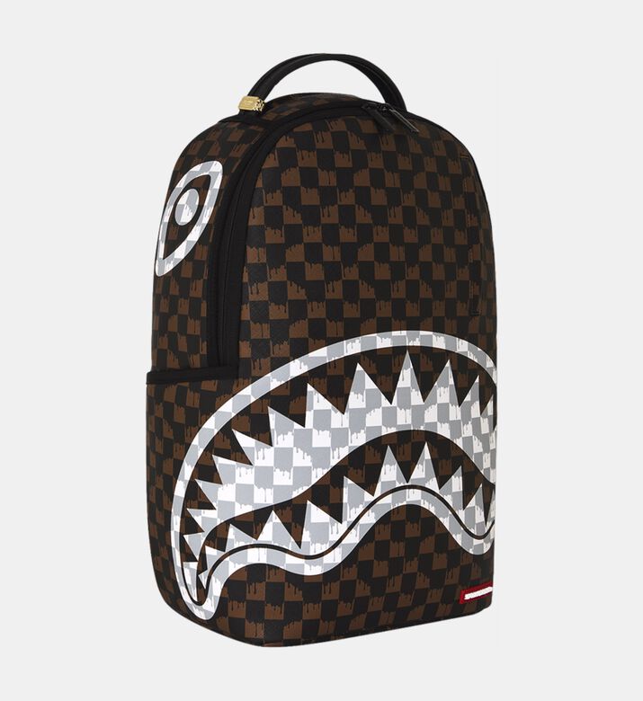 Sprayground Backpack Cream Drip Check, Packshot View