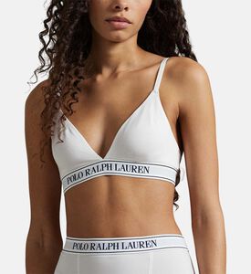 Polo by Ralph Lauren Logo-band Triangle Bralette, Model View