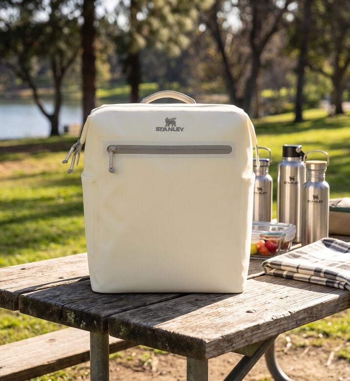 Stanley Cooler Backpack Midi, Cream, 14-l, Packshot View