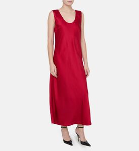 Samsoe Saelvira Checked Midi Dress, Model View