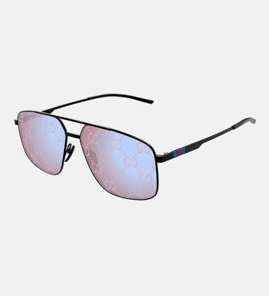 All-over Logo-print Pilot Sunglasses 60