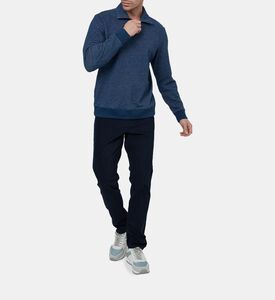Half-zip Closure Sweatshirt