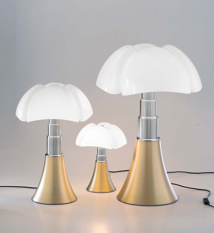 Martinelli Luce Pipistrello E14 Led Bulb Table Lamp, Gold, Packshot View