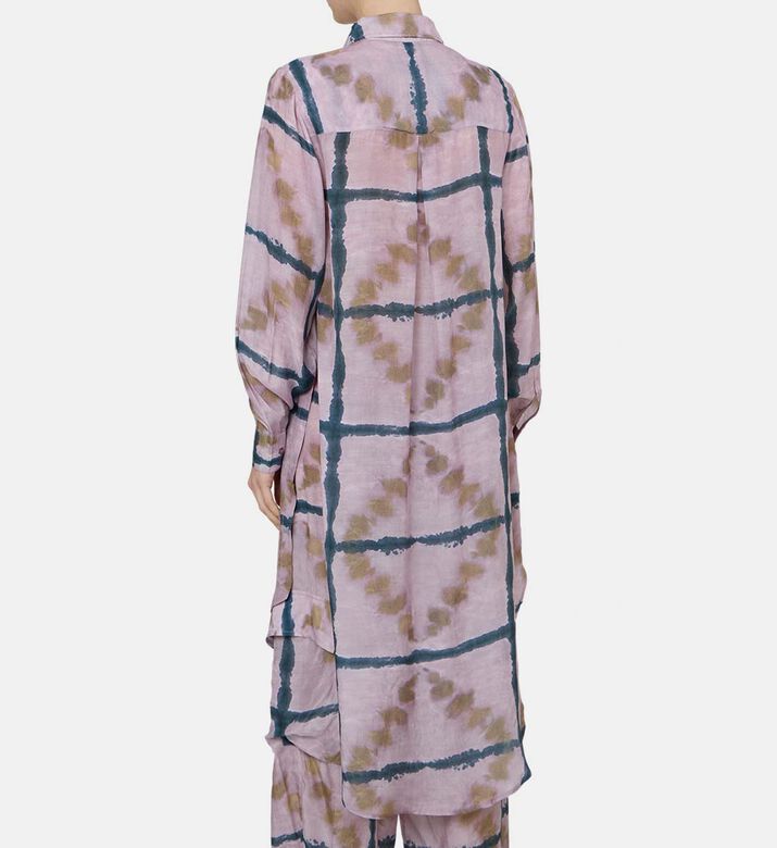 Striped Long-sleeve Button-up Shirt