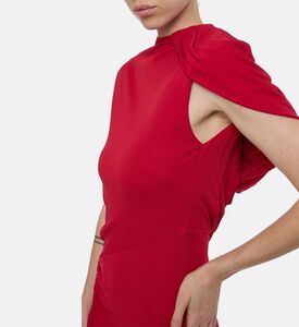 CAMILLA AND MARC High-neck Sleeveless Dress, Model View