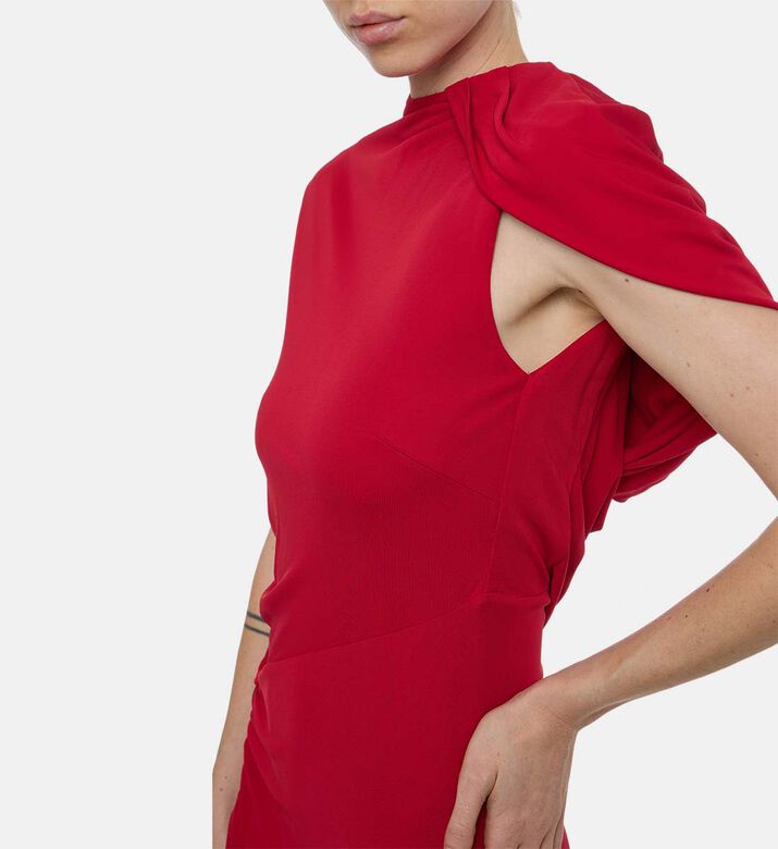 CAMILLA AND MARC High-neck Sleeveless Dress, Model View