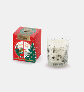 شمعة معطرة العنبر الأبيض بإصدار عيد الميلاد