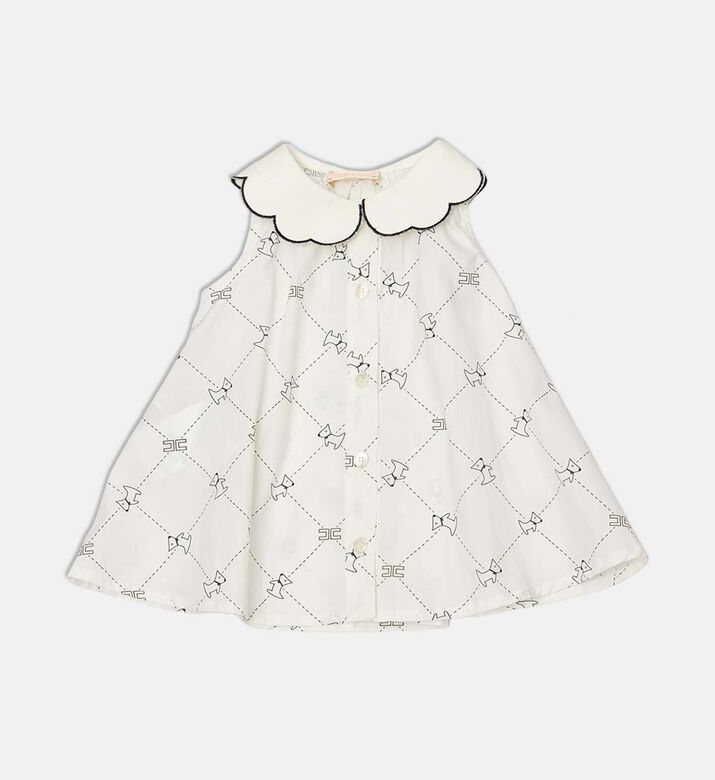 All-over Dog-pattern Two-piece Set