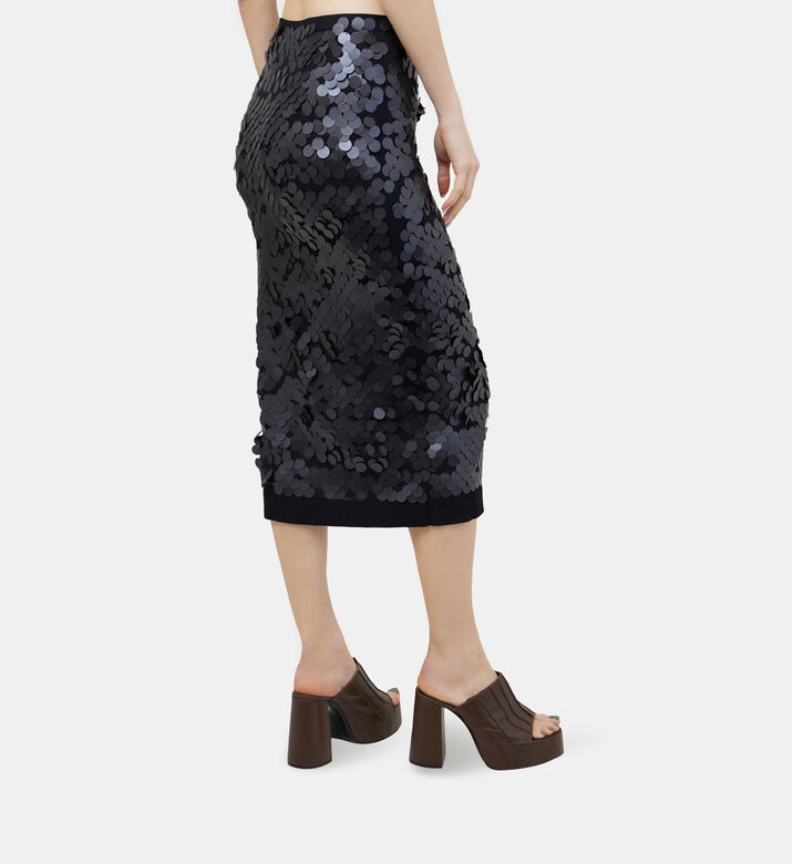 Marco Sequined Midi Skirt