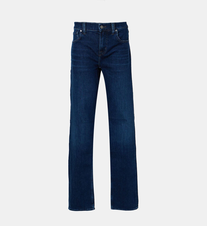 Cotton 5-pockets High-rise Denim Pants