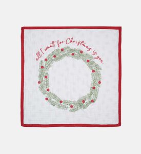 لحاف عيد الميلاد مزدوج 100 سم × 100 سم