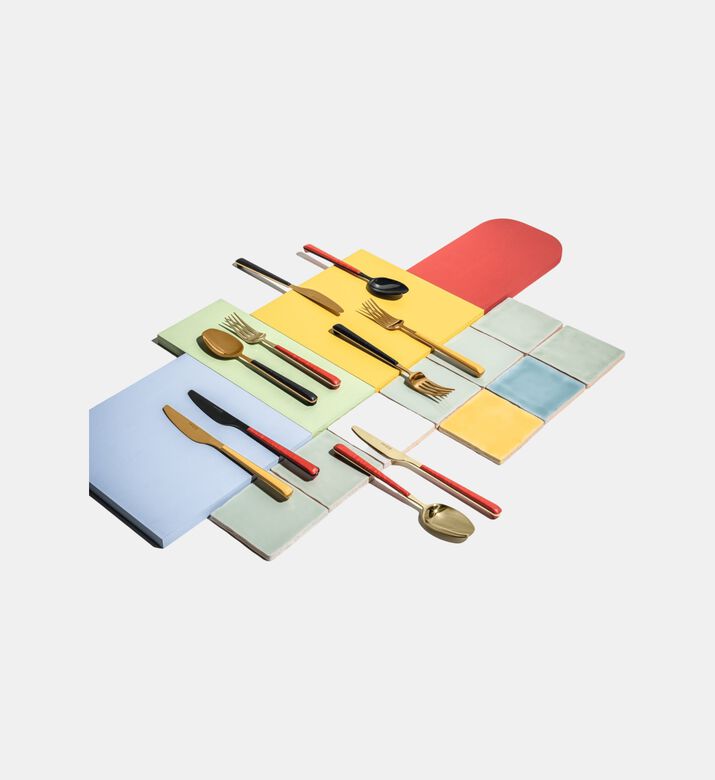 Charlie Shiny Pvd Finish 24-piece Cutlery Set