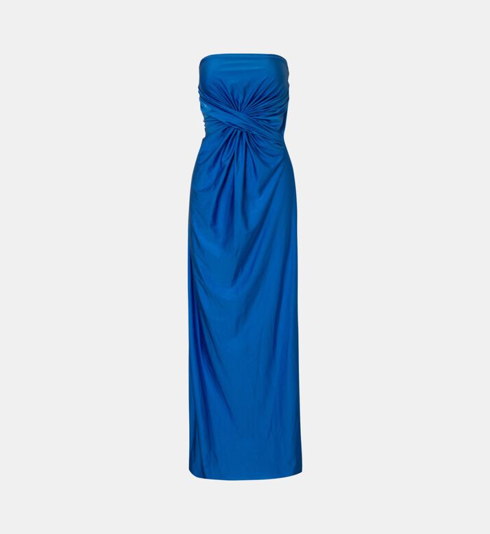 Biel Strapless Twisted Long Dress