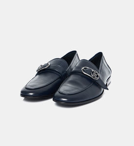 Slip-on Leather Bit Loafers