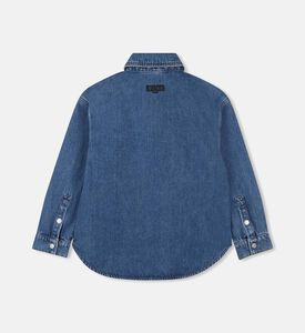 Cotton Denim Logo-embroidery Shirt Cotton Denim Logo-embroidery Shirt
