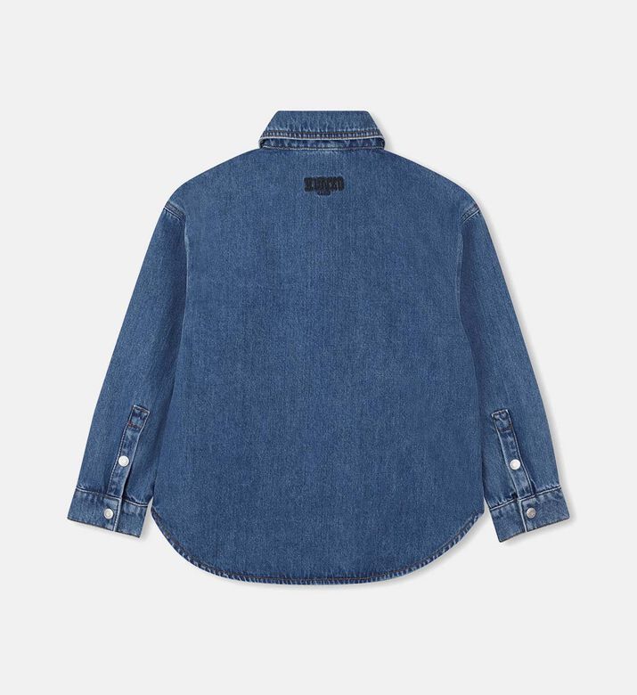 Cotton Denim Logo-embroidery Shirt Cotton Denim Logo-embroidery Shirt