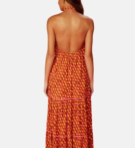 Al Meu All-over Heart-print Flared Dress