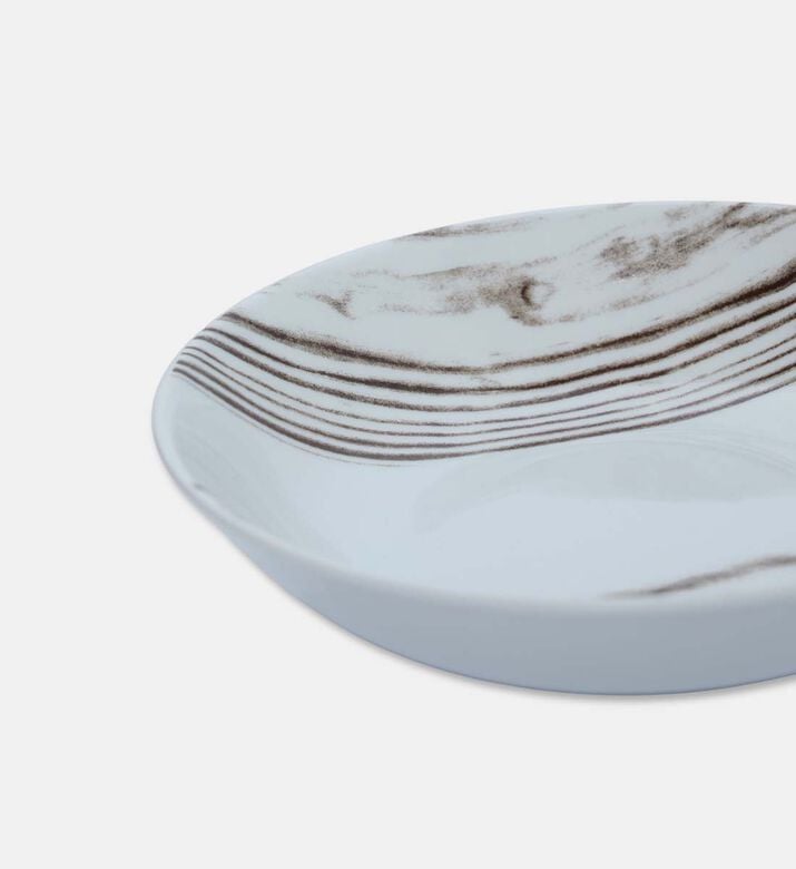 Spal Abstract Stripe Wood Soup Bowl, Packshot View