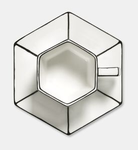 Serax Black-n-white Cup Saucer, Packshot View