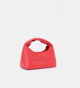 Marc Jacobs The Mini Leather Sack Bag, Dark-red, Packshot View
