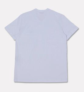 Emporio Armani Logo-detail 2-pack V-neck Short-sleeve T-shirts, White, Xxl, Packshot View